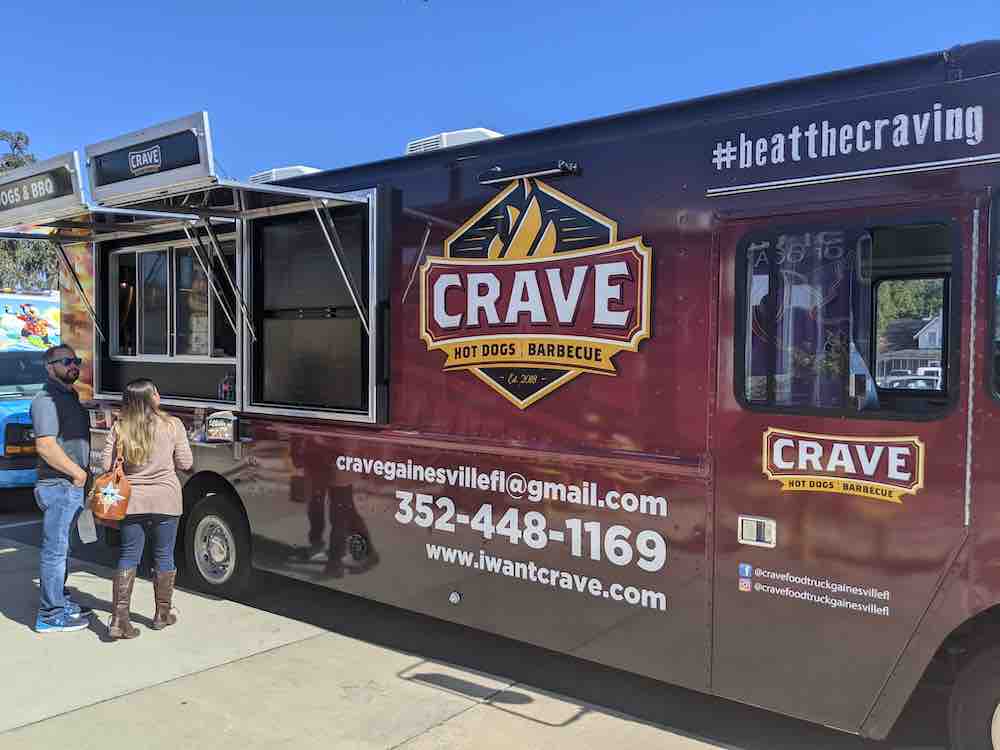 Crave Hot Dogs and BBQ Food Truck in Ocala Florida January 20 2021