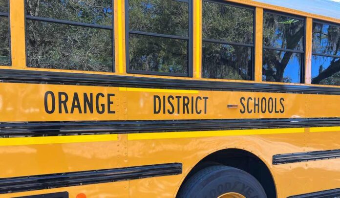 Orange District Schools bus