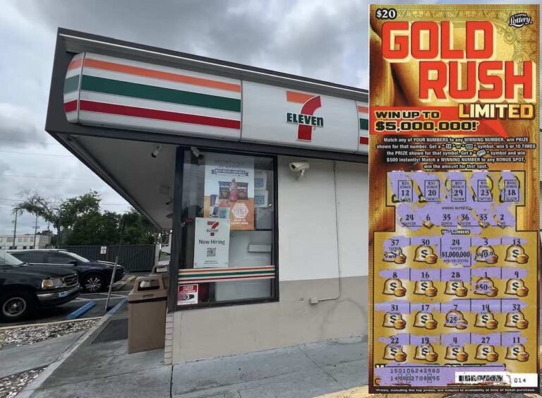 Orlando man wins $1 million in scratch-off purchased at Edgewood 7-Eleven