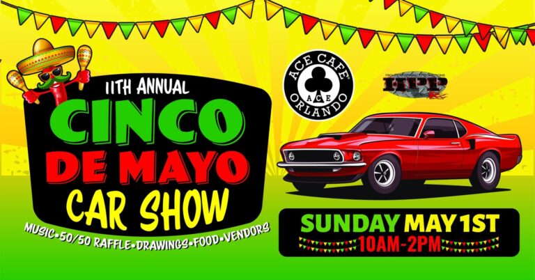 Cinco De Mayo Car Show at Ace Cafe on Sunday