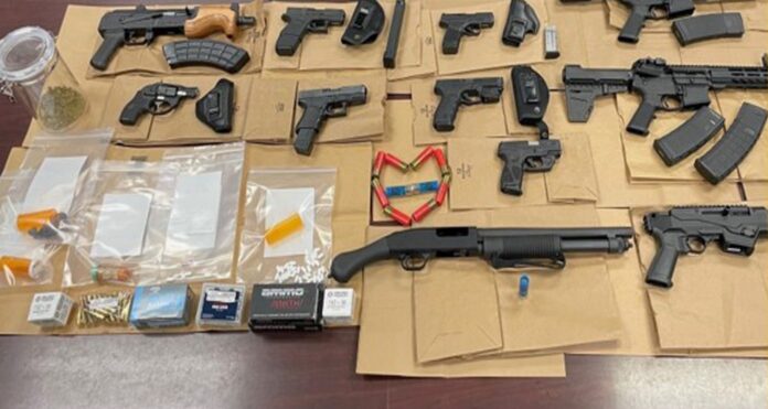 Drugs guns recovered by Orlando Police Department during recent domestic violence incident