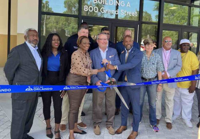 Orlando officials cut the ribbon on the new Grand Avenue Neighborhood Center