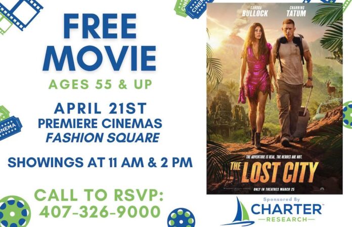 The Lost City Free Movie at Premiere Cinemas
