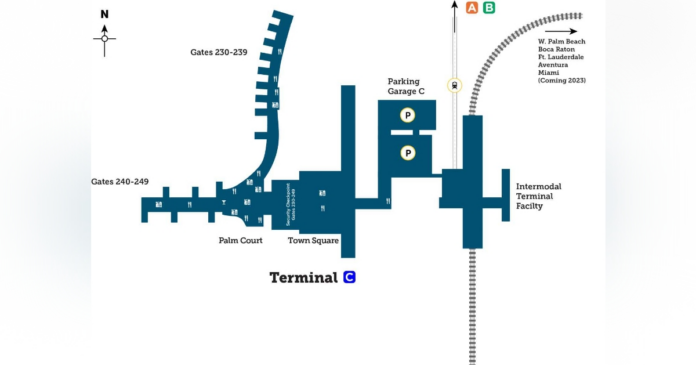 MCO South Terminal C Map