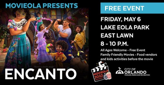 Movieola presents Encanto at Lake Eola Park on May 6