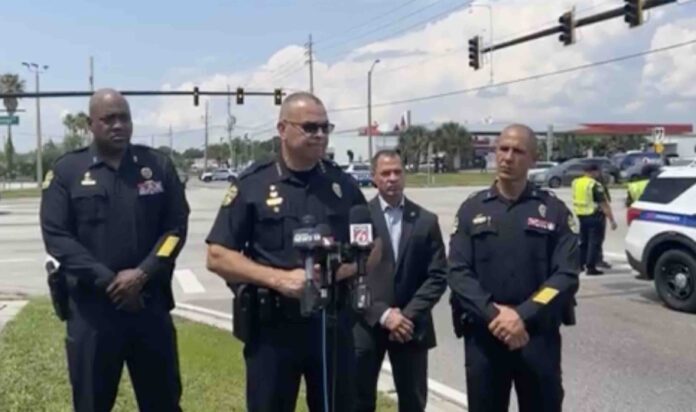 Orlando Police Chief Orlando Rolon addresses media regarding officer involved shooting on Wednesday May 18