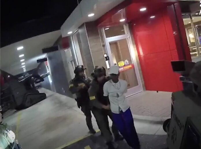 Shandricka Warren was arrested after shooting at police during a 6 hour standoff at an Orlando area McDonalds