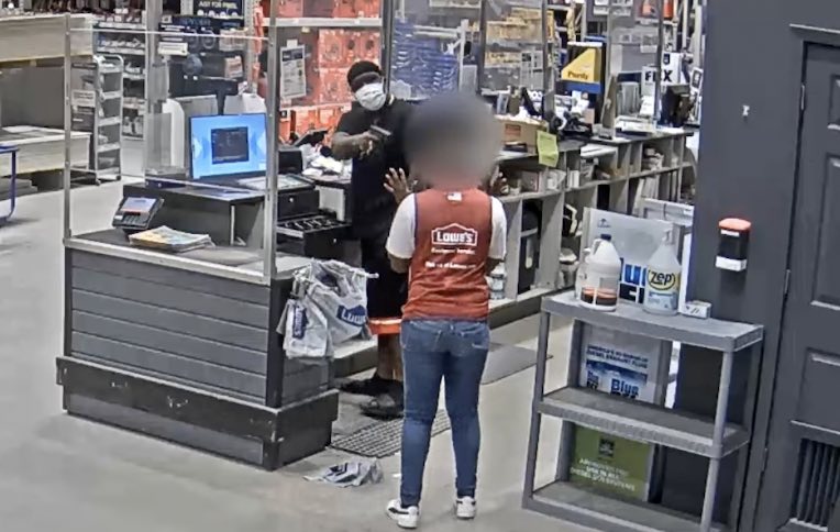 Police looking for suspect in armed robbery of Lowe’s