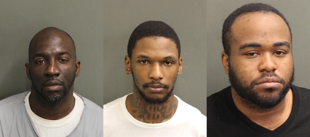 Three men arrested in connection with ATM destruction robbery in east Orlando