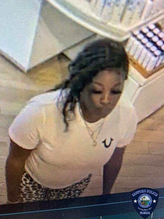 Woman stole 1280 in body care items at Bath and Body Works at Seminole Towne Center in Sanford