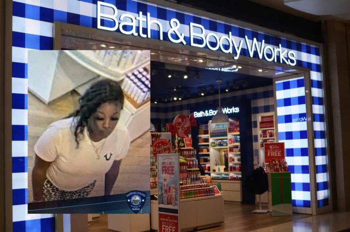 Woman wanted in theft from Bath and Body Works at Seminole Towne Center in Sanford