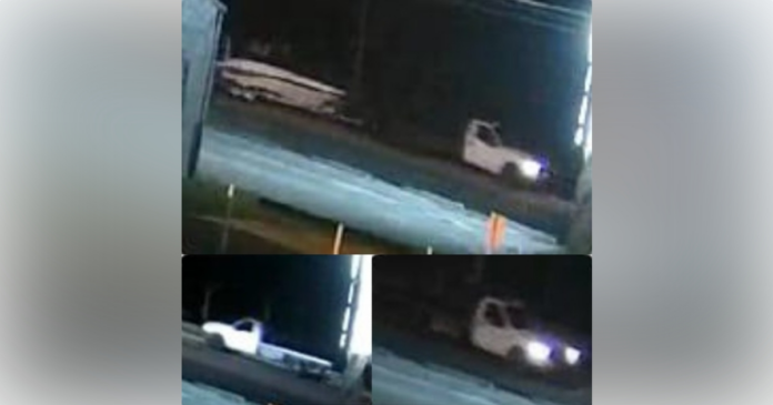 Ford pickup truck wanted in connection with boat, trailer robbery
