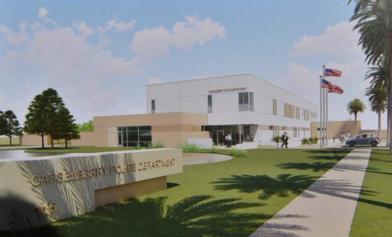 Casselberry Police Department rendering estimated completion in fall 2023