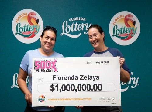 Florenda Zelaya claims $1,000,000 scratch-off prize