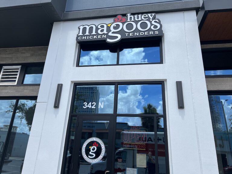 Huey Magoo’s opens new chicken tender restaurant in downtown Orlando