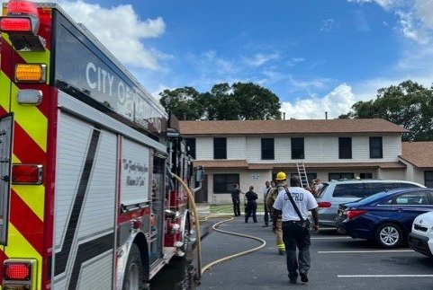 Maitland Fire Rescue Department responds to bathroom fire at Omega Apartments