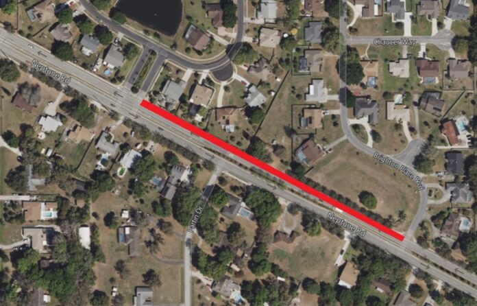 Neptune Road lane closure in Osceola County through Friday June 10 2022