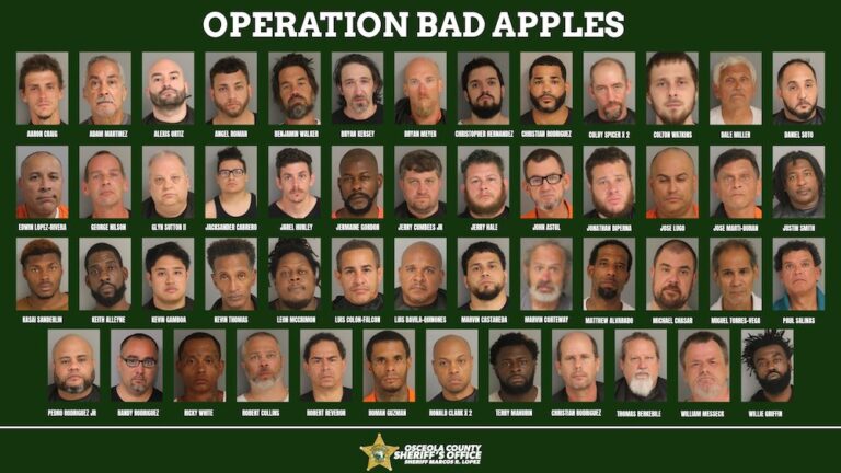 Osceola police arrest 56 previous sex offenders for new offenses