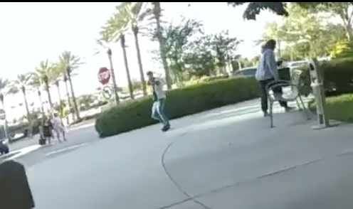 Sebastian Sepulveda Roman fires at an Orlando Police Department officer at Millenia Mall