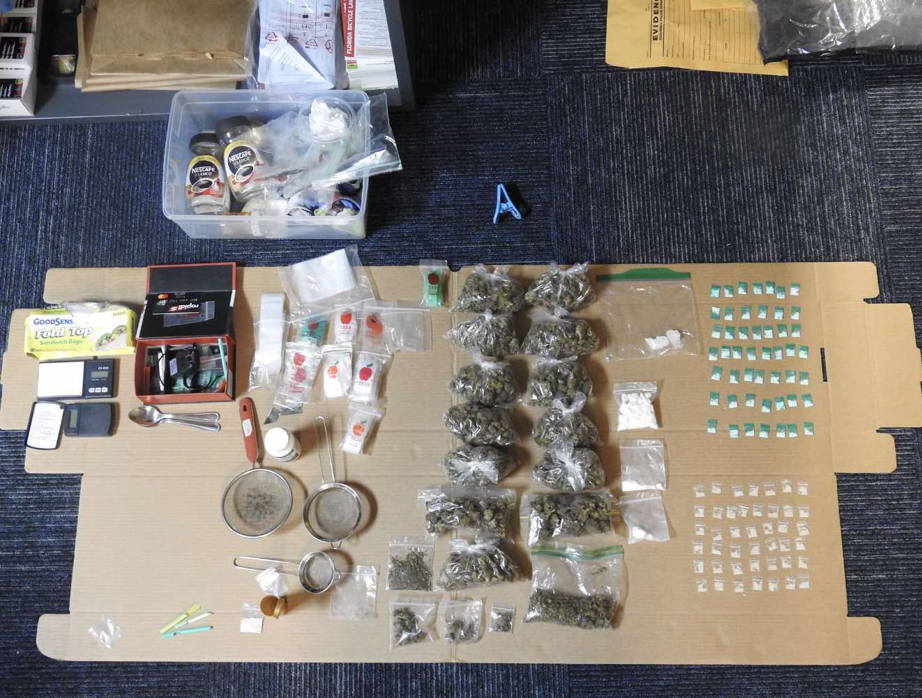 Cocaine fentanyl meth seized from habitual traffic offender in Kissimee