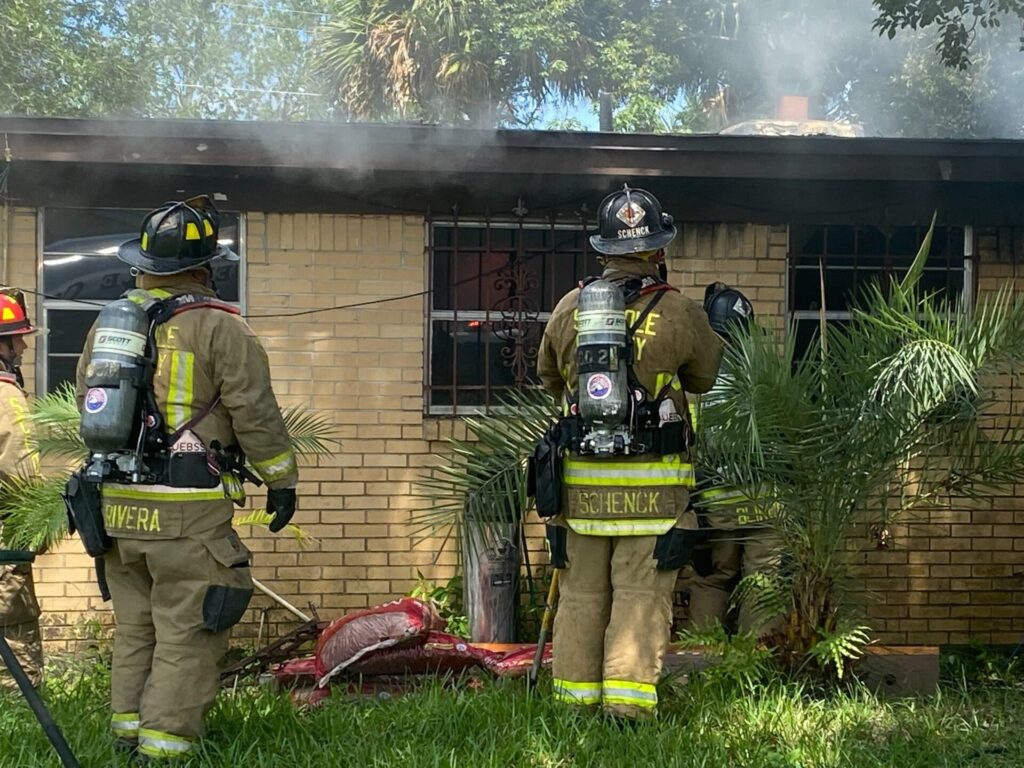 Home on Harding Avenue in Sanford engufled in flames on July 15