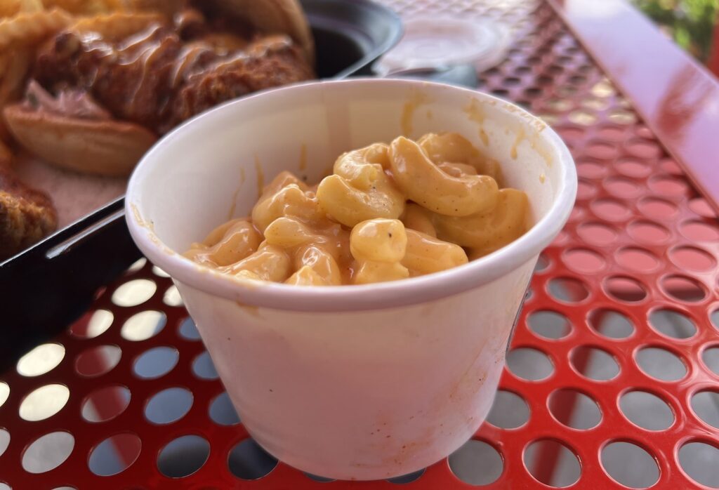 Mac and cheese at Daves Hot Chicken in Orlando