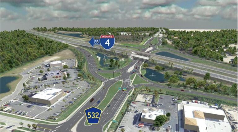 New traffic pattern at I-4, CR 532 interchange near ChampionsGate