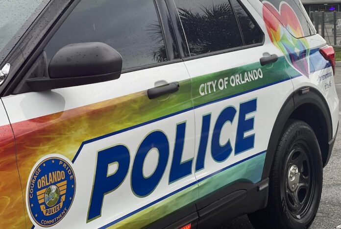 Orlando Police Department Pride Patrol vehicle