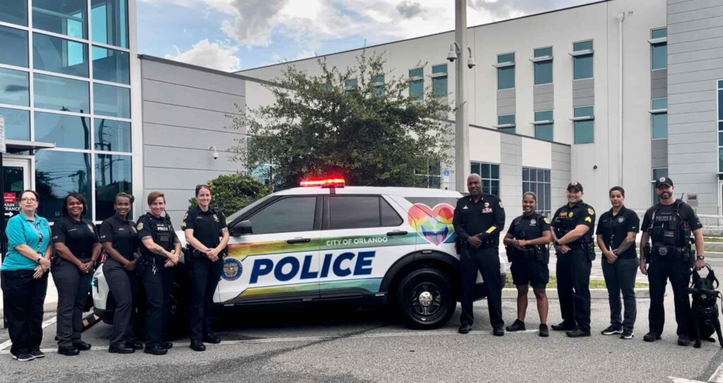 Orlando Police Department introduces new Pride Patrol vehicle on Thursday June 30