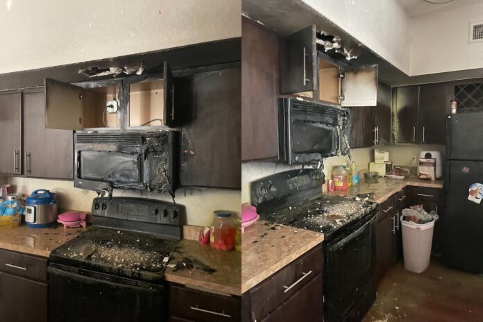 Sprinkler Puts Out Kitchen Fire In Apartment In Maitland 696x464 