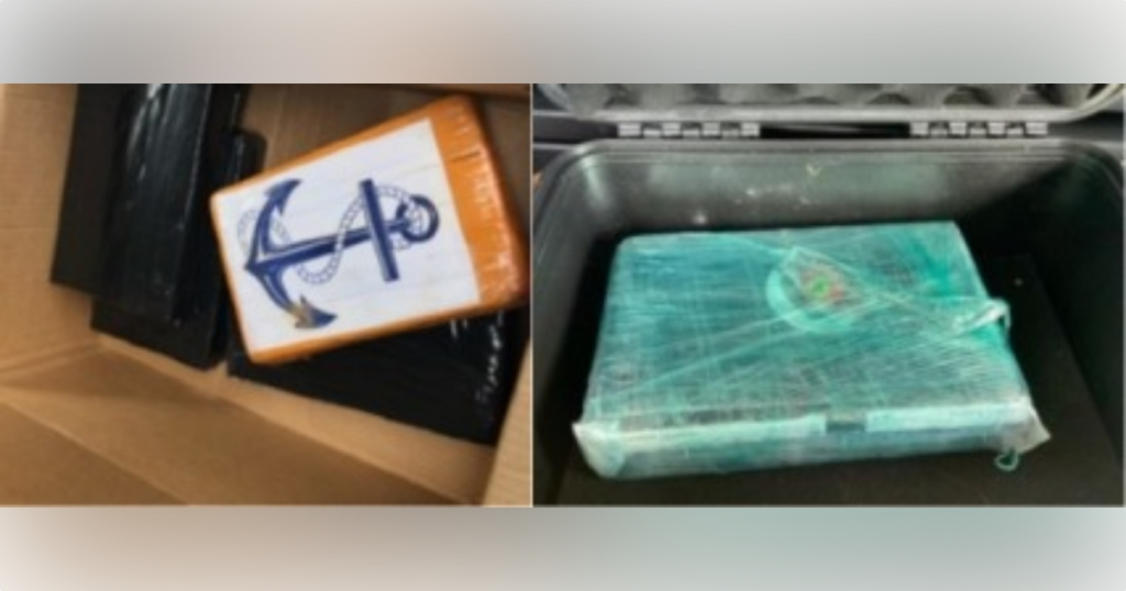 Branded cocaine that was seized during Operation Titan Fall by the DEA and Central Florida police agencies