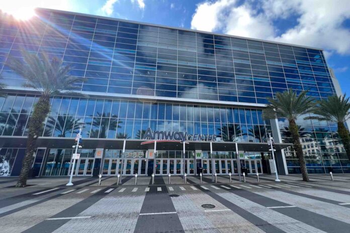 Amway Center in downtown Orlando