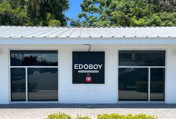 Edoboy Standing Sushi Bar in Orlandos Mills 50 District