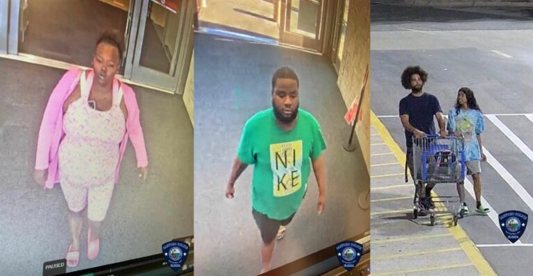 Four suspects wanted in thefts at different Sanford stores