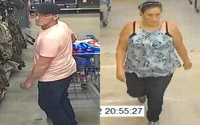Male and female wanted for theft at Sanford Walmart on August 19