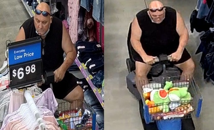 Man who concealed, stole $400 worth of junk food at Walmart wanted by Sanford police
