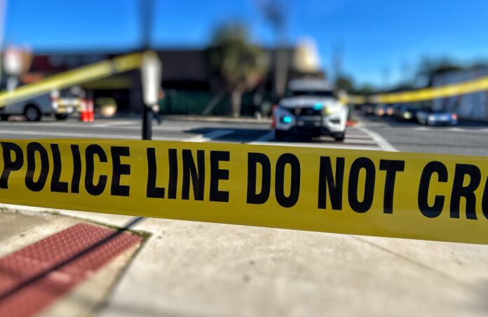 Orlando Police Line Do Not Cross Caution Tape