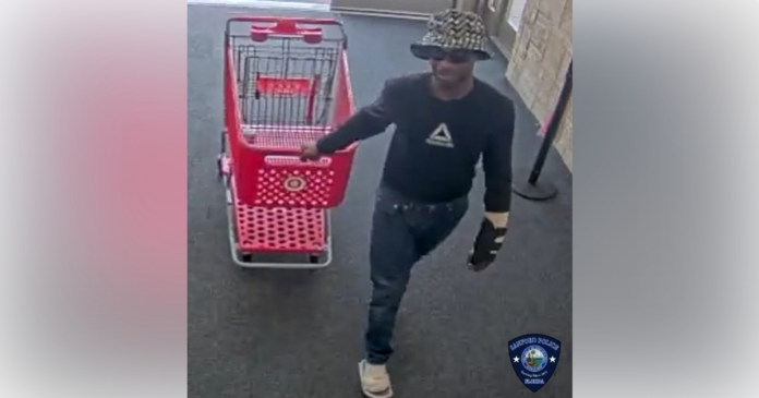 Man wanted for stealing merchandise at Target in Sanford on September 2