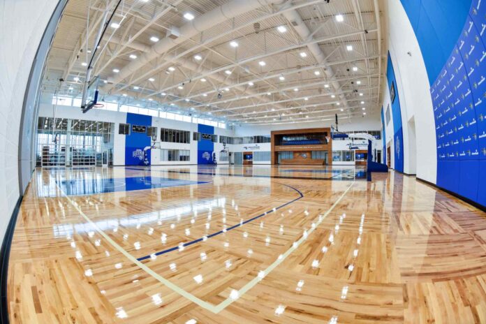 AdventHealth Training Center basketball court