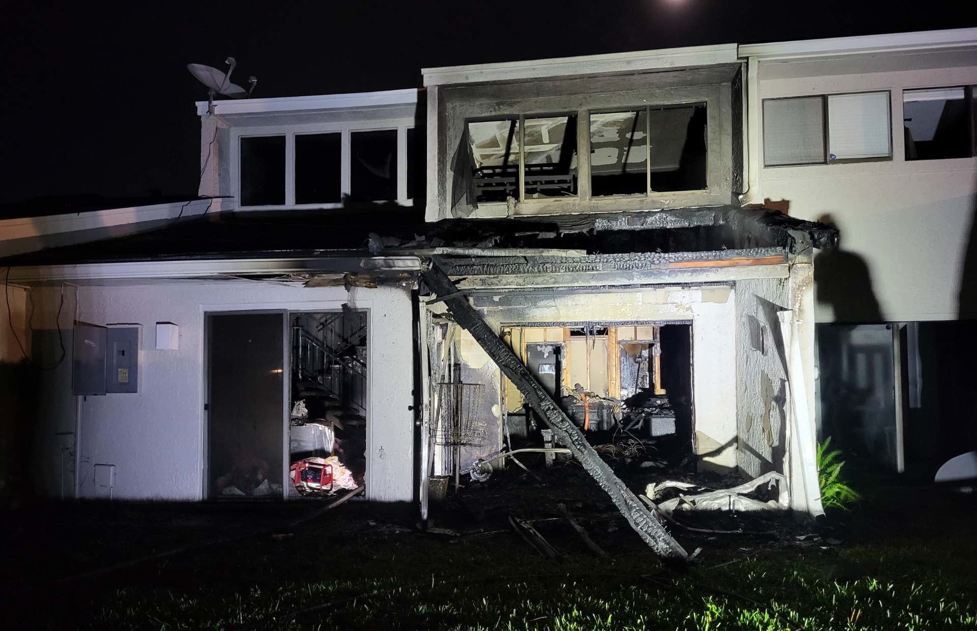Apartment fire at 7732 High Pike Road on September 12