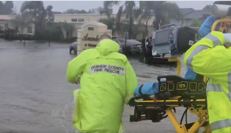 Avante at Orlando being evacuated