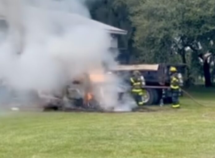 Osceola County Fire Rescue responds to vehicle fire in Kissimmee on September 19
