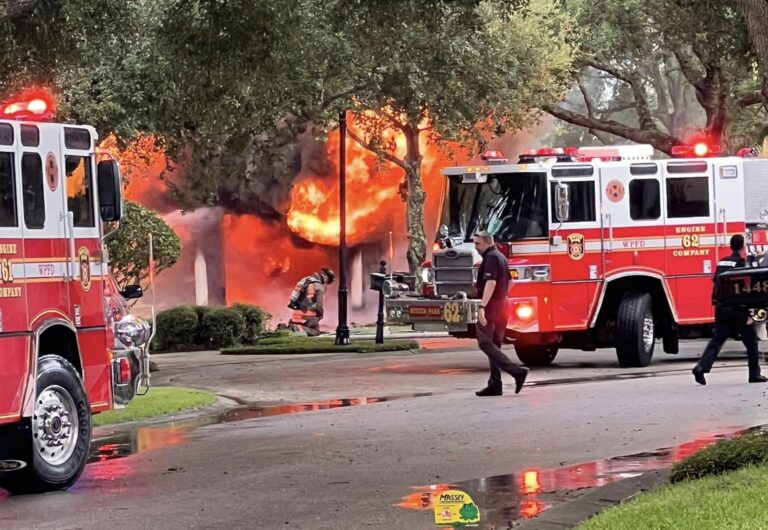 Garage fire at Winter Park home possibly caused by lightning strike