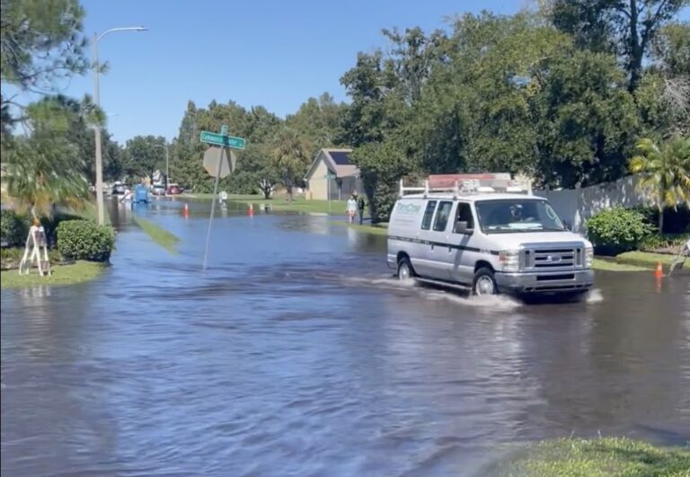 Flooding in St. Cloud neighborhood