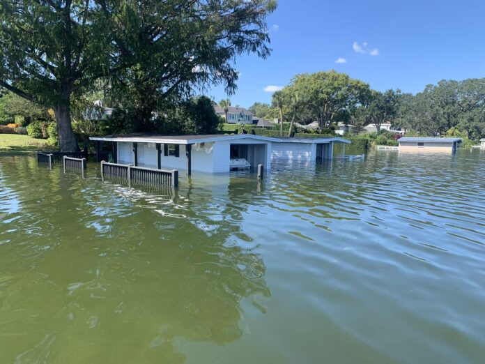 High lake levels in Winter Park as of October 1