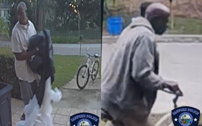 Man wanted for stealing Halloween inflatables in Sanford neighborhoods
