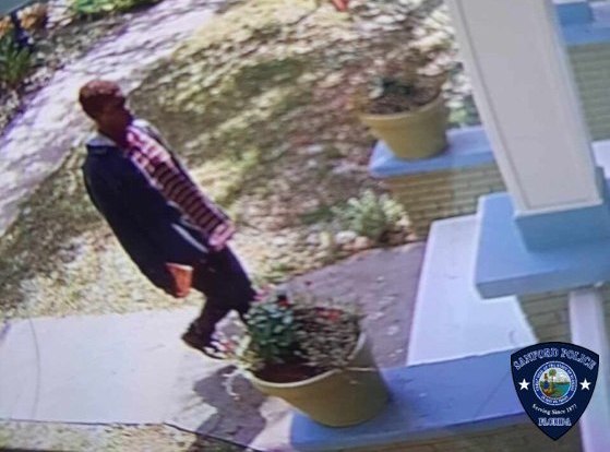 Man who stole package from front porch in Sanford