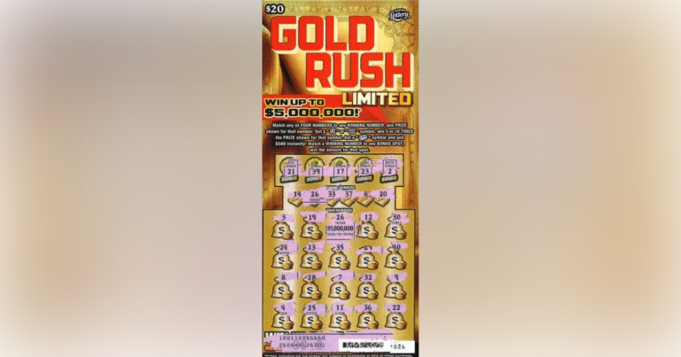 Orlando man claims $5 million prize from scratch-off