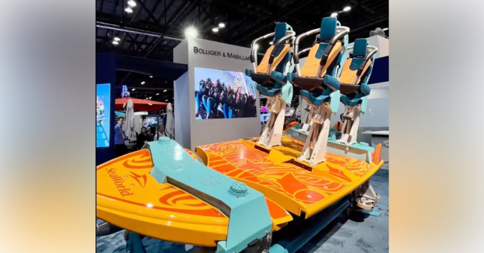 Pipeline roller coaster seat train unveiled during 2022 IAPAA