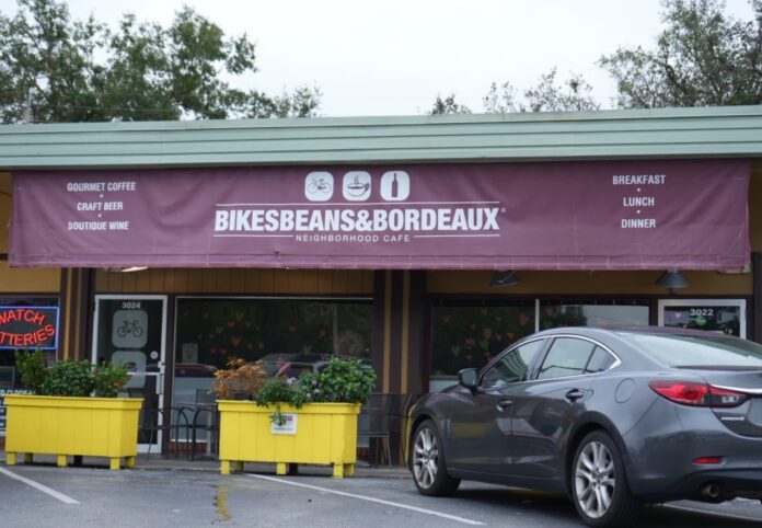 Bikes, Beans and Bourdeaux closed its restaurant in Audubon Park on November 23